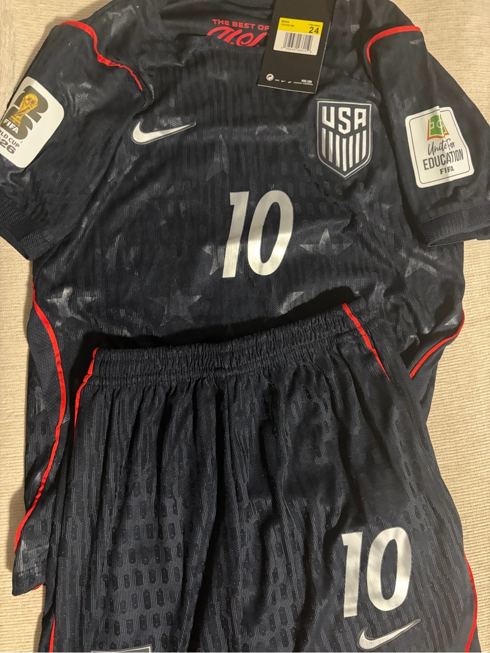 Usa 2026 worldcup away kit kids jersey set #10 PULISIC